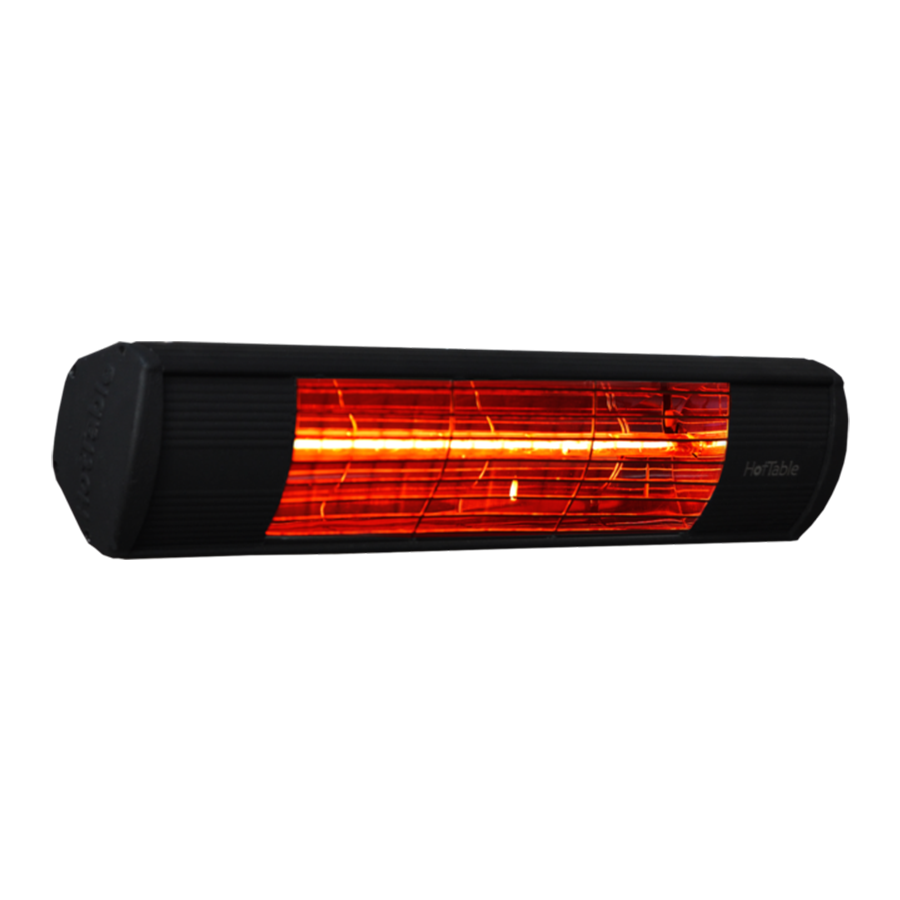 Hottable Classic 1500 Duvar Tipi Dış Mekan Kafe Restorant İnfrared Isıtıcı 1500 Watt