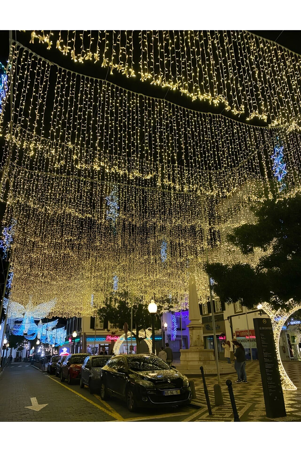 Sarkıt Saçak Led Yılbaşı Süsü 2x2 Metre 400 Ledli Saçak Yılbaşı Ağacı Süsü Beyaz Kablo SNC-601 6400K (Beyaz Işık)