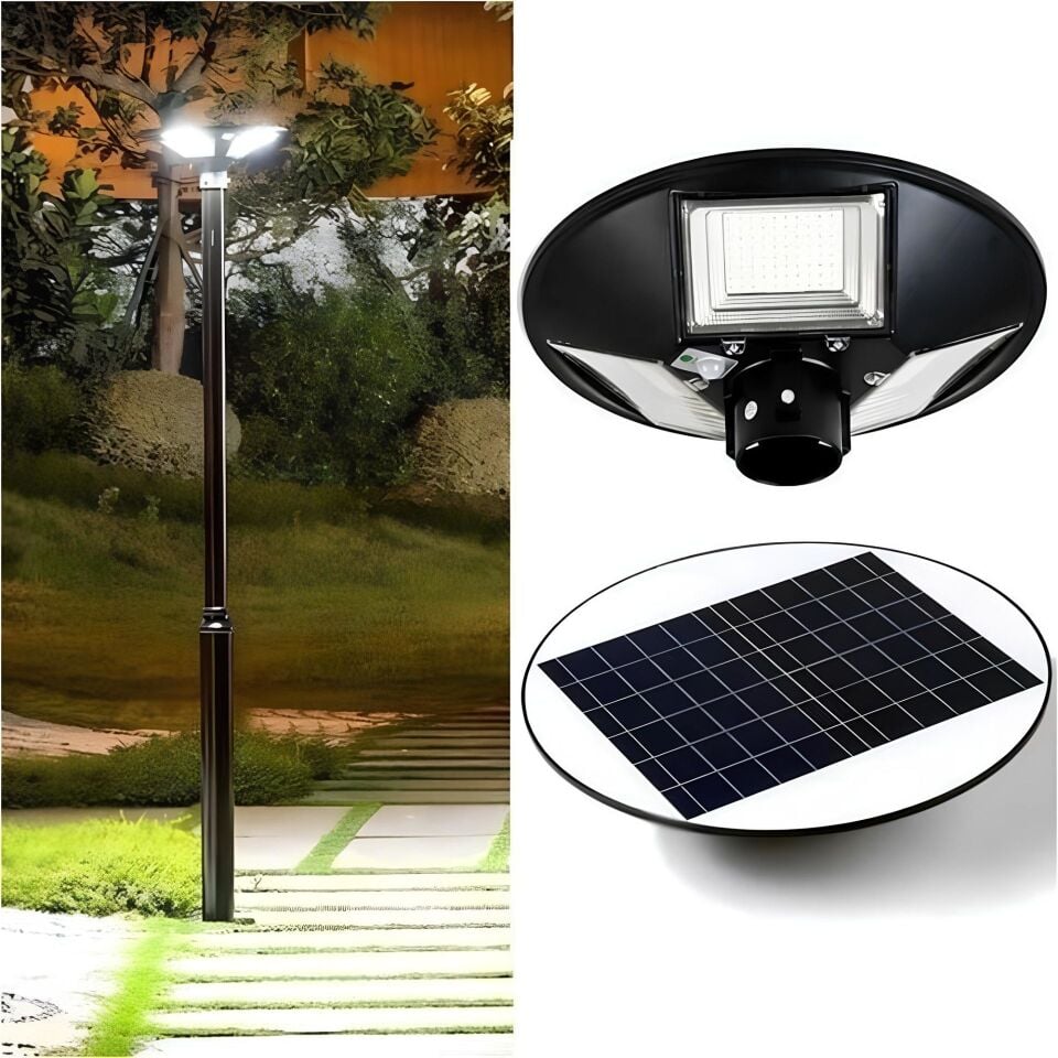Noas 300 Watt Ufo Park ve Bahçe Kumandalı Solar Aydınlatma YL73-0330-S
