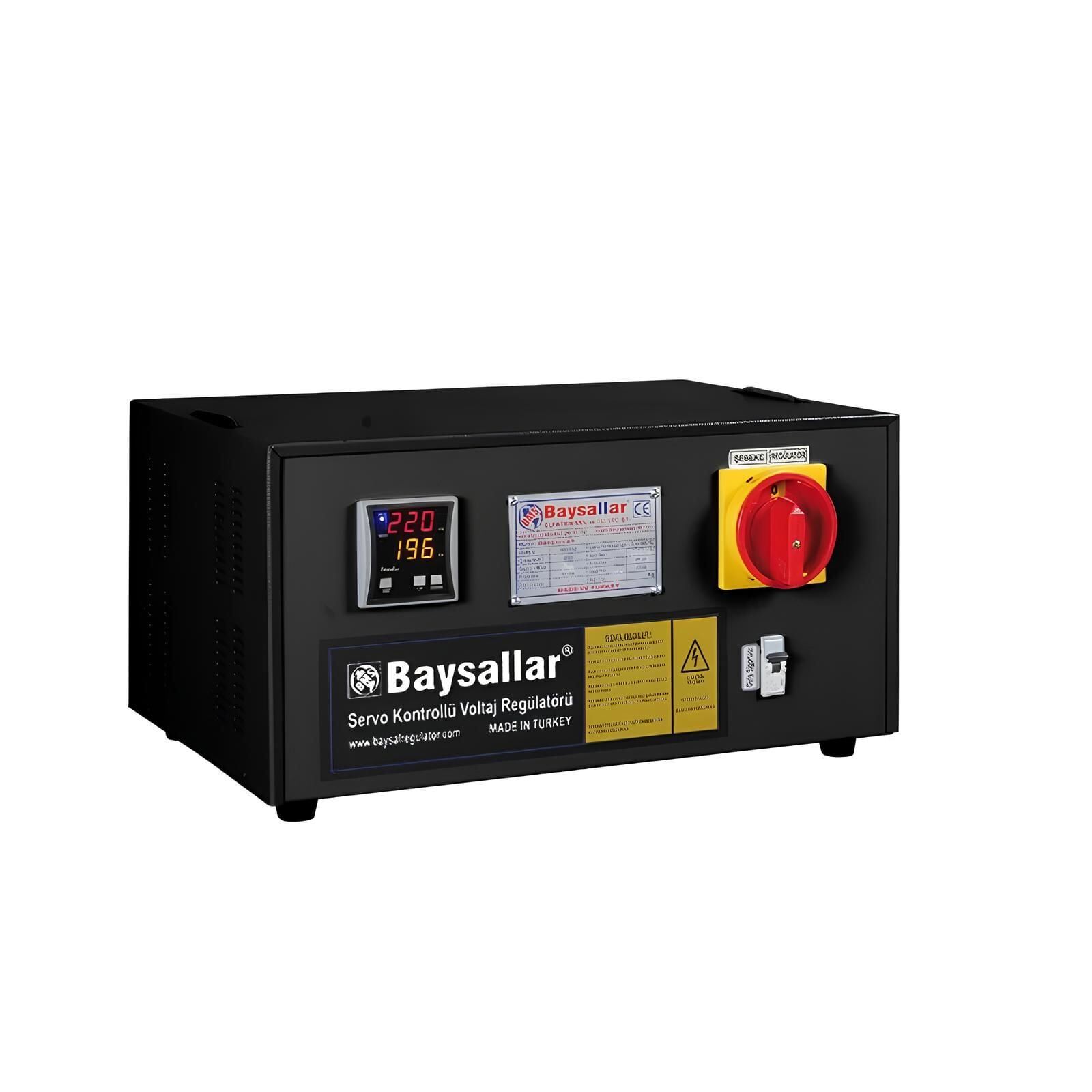 Baysallar Regülatör Alüminyum Sargılı Monofaze 20Kva 175/265V BMS20175