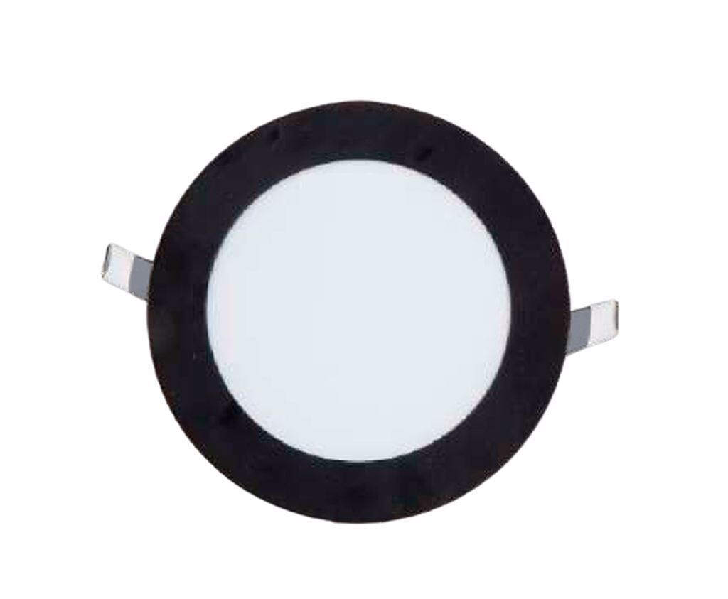 Noas 6 Watt Led Panel Aydınlatma Alüminyum Siyah Kasa Beyaz Işık YL10-0600-S