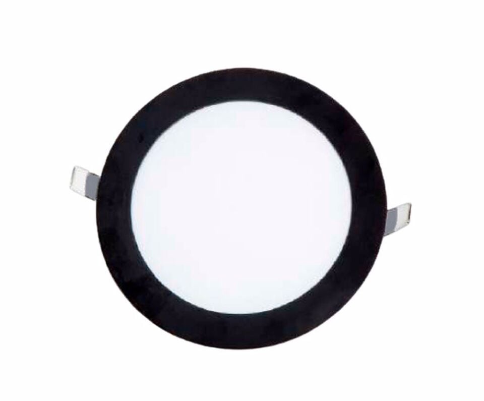 Noas 18 Watt Led Panel Aydınlatma Alüminyum Siyah Kasa Beyaz Işık YL10-1800-S