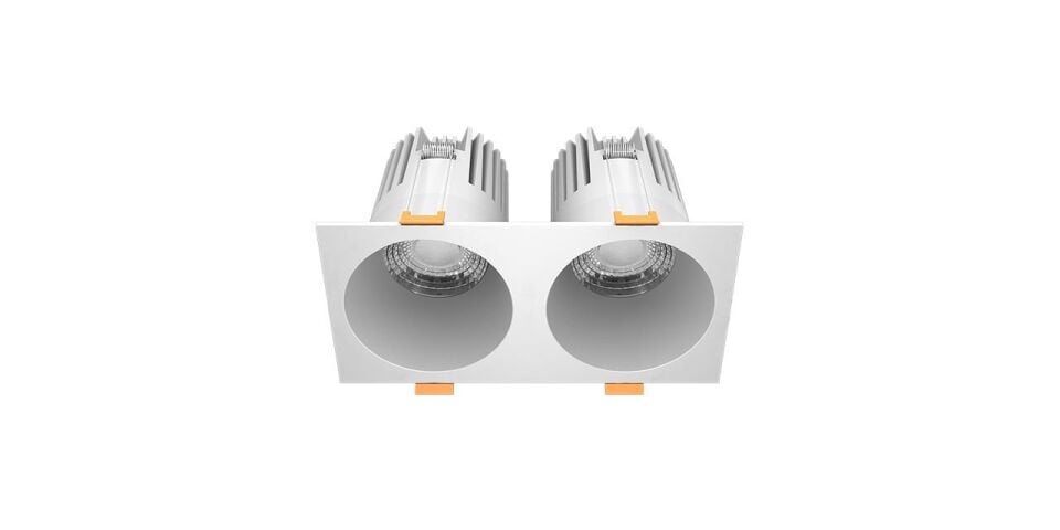 Goya 2x8 Watt İkili Kare Samsung Ledli Spot Armatür GY 1732-8