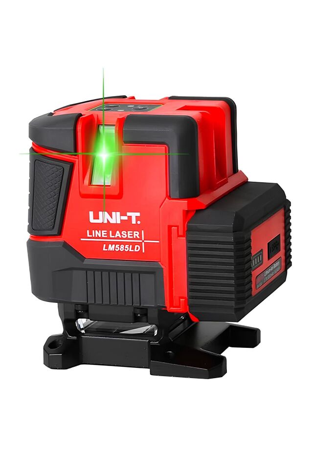 Unit Lm585Ld Yeşil Lazer Seviyesi 8 Satır Yatay Dikey Lazer Seviyesi Otomatik Kendini Tesviye Uzaktan Kumanda Kapalı Açık