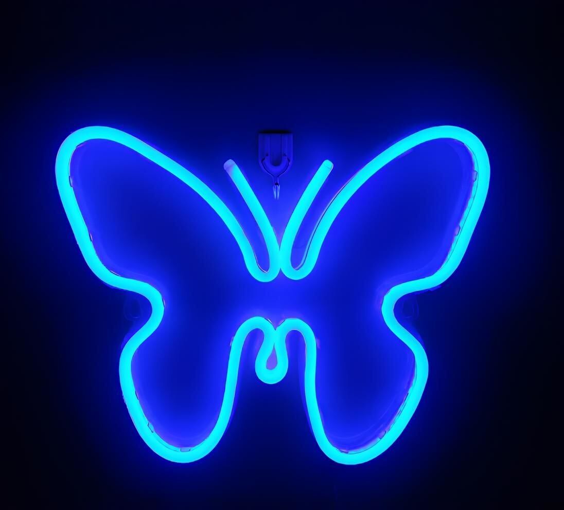 Led Neon Kelebek Dış Mekan Bahçe Yılbaşı Süsleme SNC-809-1 KIRMIZI