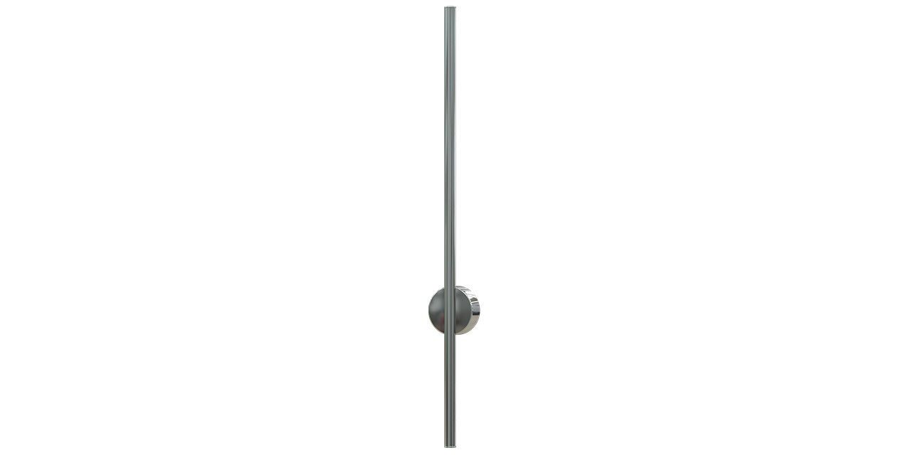 Goya 12W Düz Dekoratif Çift Yönlü Duvar Aplik Armatür 75CM GY 4208 Krom