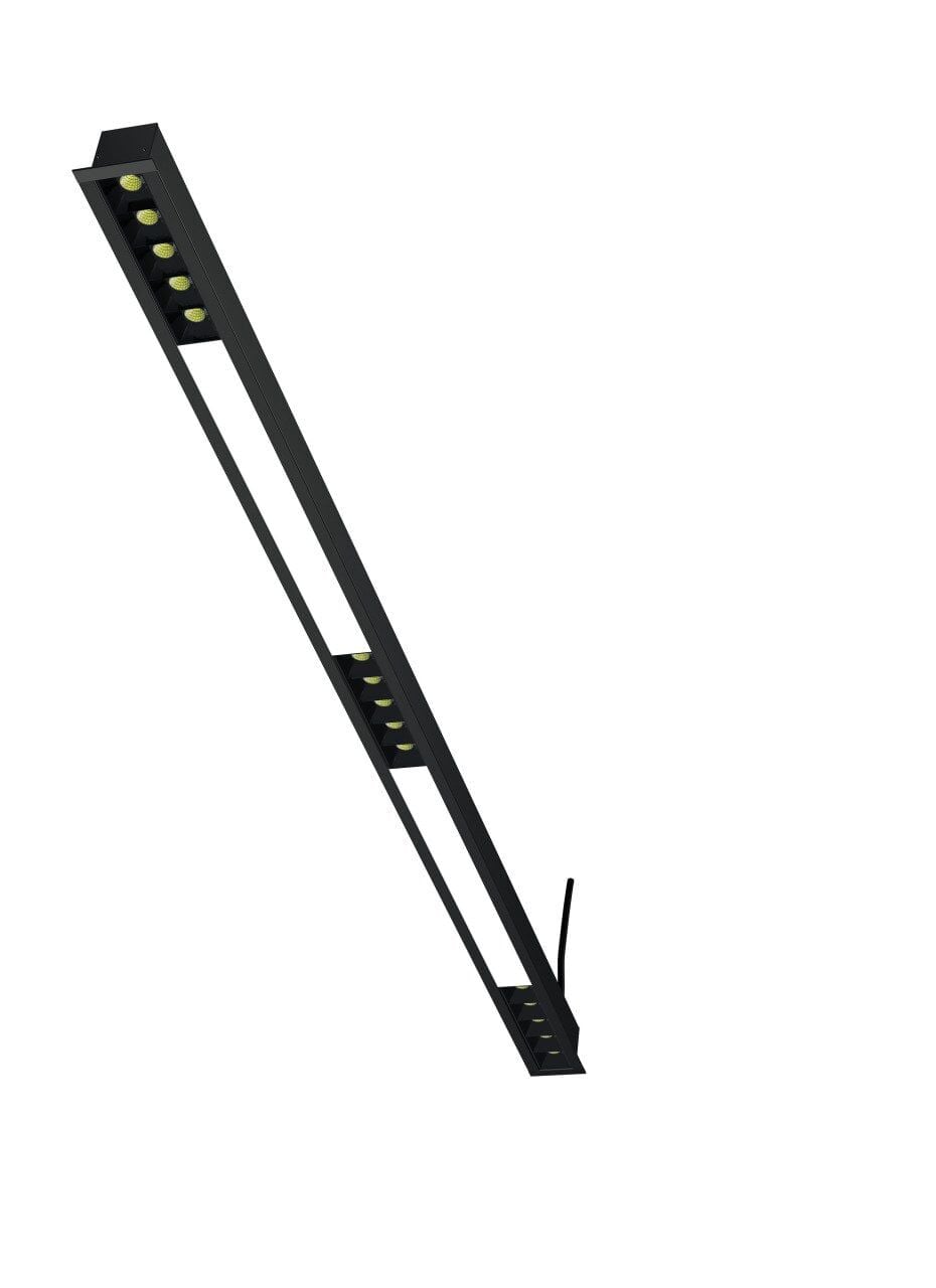 Sıva Altı Mercekli Led Linear Aydınlatma Osram Led Gömme Lineer Armatür 5x4x3,5 Cm Kasa 6000 K (Beyaz Işık) - 120CM - Beyaz
