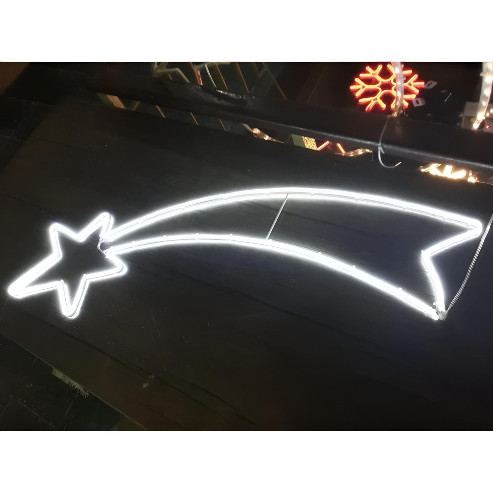 Led Neon Kuyruklu Yıldız Dış Mekan Bahçe Yılbaşı Süsleme SNC-813-1 3200K (Gün Işığı)