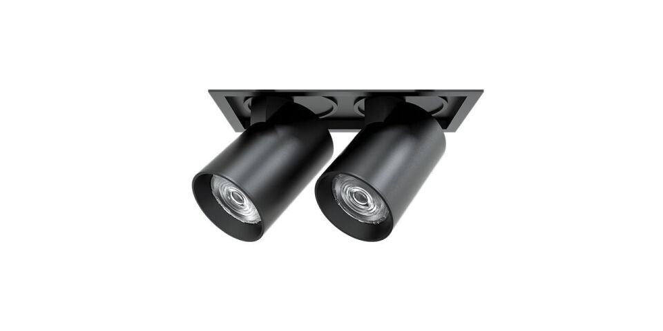Goya 2x30 Watt Samsung Ledli Yuvarlak Cob Led Spot Mağaza Armatürü GY 3152-30 3200K (Gün Işığı) - Beyaz - Dimsiz
