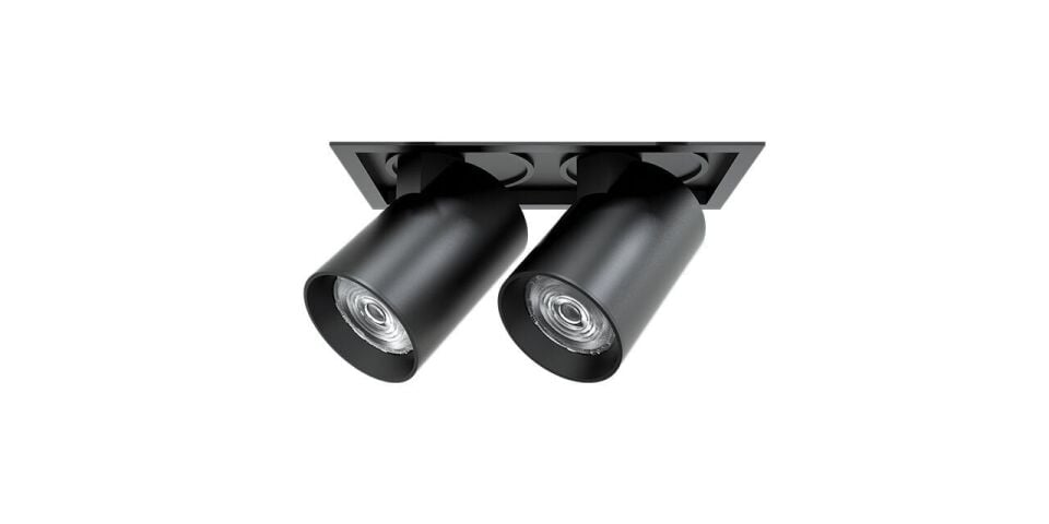 Goya 2x30 Watt Samsung Ledli Yuvarlak Cob Led Spot Mağaza Armatürü GY 3152-30 6500K (Beyaz Işık) - Beyaz - Dimsiz
