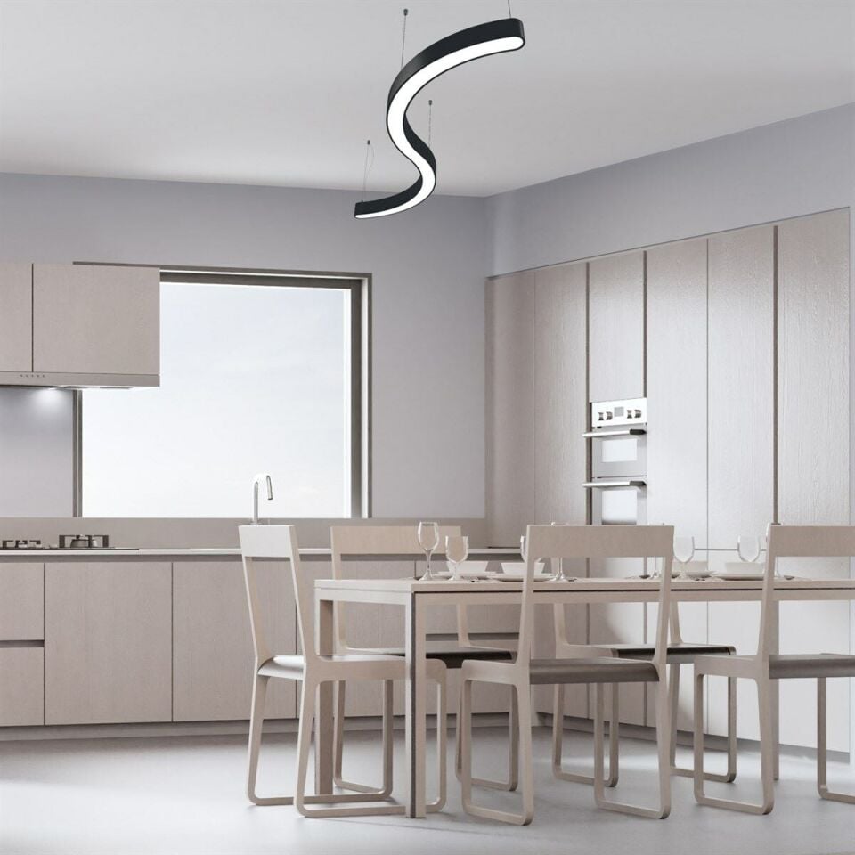 Su Yolu Linear Aydınlatma Modern Led Avize Lineer Armatür