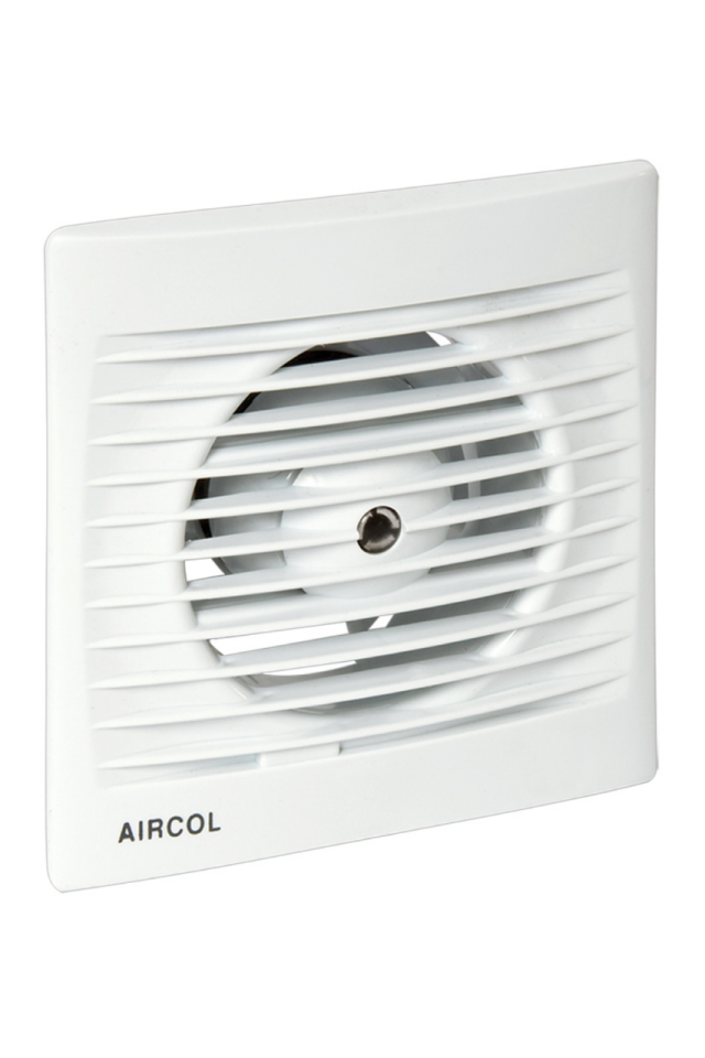 Aircol 100 Monofaze Tuvalet Banyo ve Mutfak Aspiratörü 12W 100m3/h