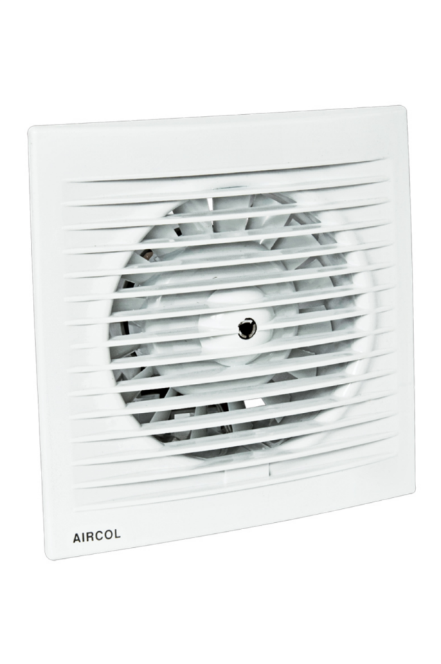 Aircol 200 Monofaze Tuvalet Banyo ve Mutfak Aspiratörü 44W 350m3/h