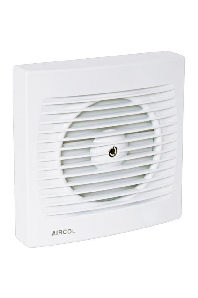 Aircol 100 MP Mekanik Panjurlu Monofaze Tuvalet Banyo ve Mutfak Aspiratörü 12W 100m3/h