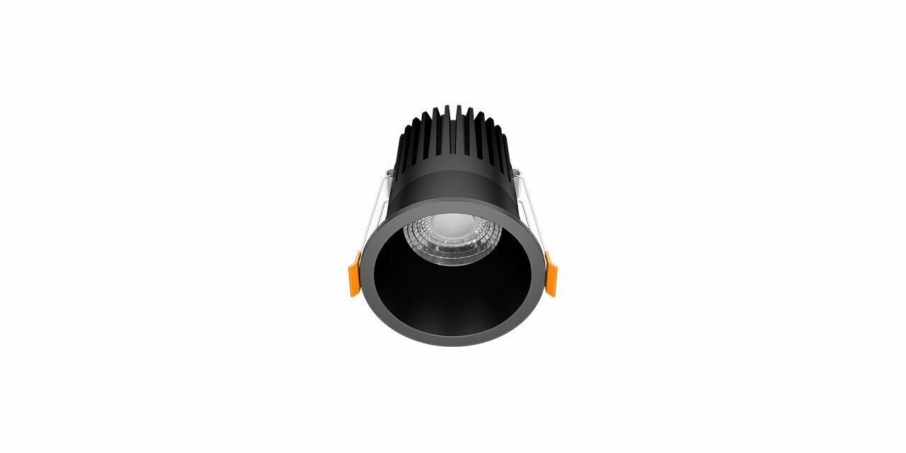 Goya 8 Watt Kare Samsung Ledli Spot Armatür GY 1731-8 2700K (Sarı Işık) - Siyah - Dimli