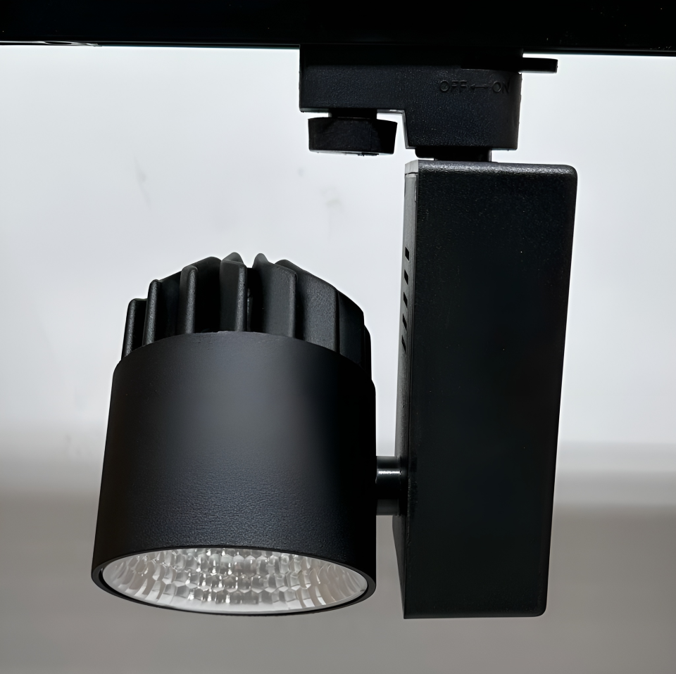 Samsung Led 40W Ray Spot Armatür Aydınlatma Metal Kasa Siyah 6400K (Beyaz Işık)