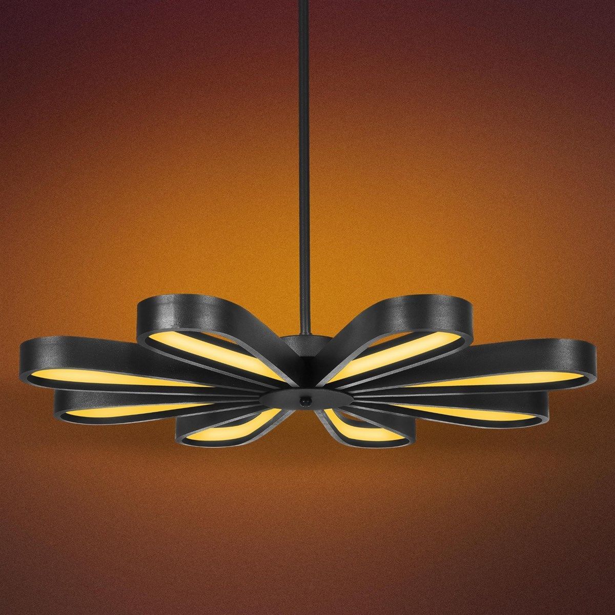 Papatya Modern Led Avize Sarkıt Linear Aydınlatma Sarkıt Lineer Avize