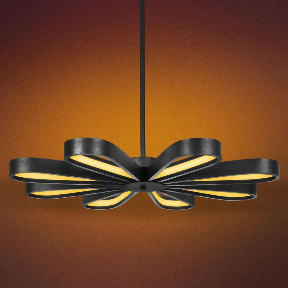 Papatya Modern Led Avize Sarkıt Linear Aydınlatma Sarkıt Lineer Avize