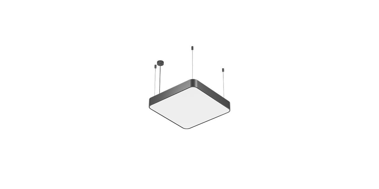 Goya 109 Watt Samsung Ledli Dekoratif Sarkıt Oval Kare Davul Linear Aydınlatma 90CM GY 8115-90 3000  K (Gün Işığı) - Beyaz