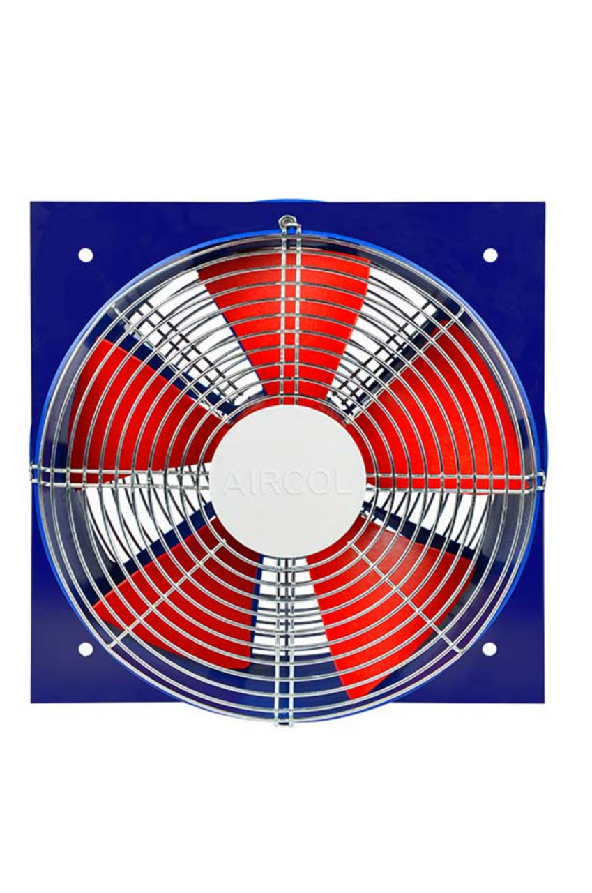 Aircol S 400 Kare Monofaze Plastik Gövdeli Sanayi Tipi Aksiyel Fan 135W 4000m3/h