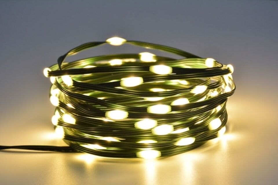 Animasyonlu Yılbaşı Ağacı Süsü 20 Metre 200 Ledli Yeşil Kablolu SNC-205 MOR