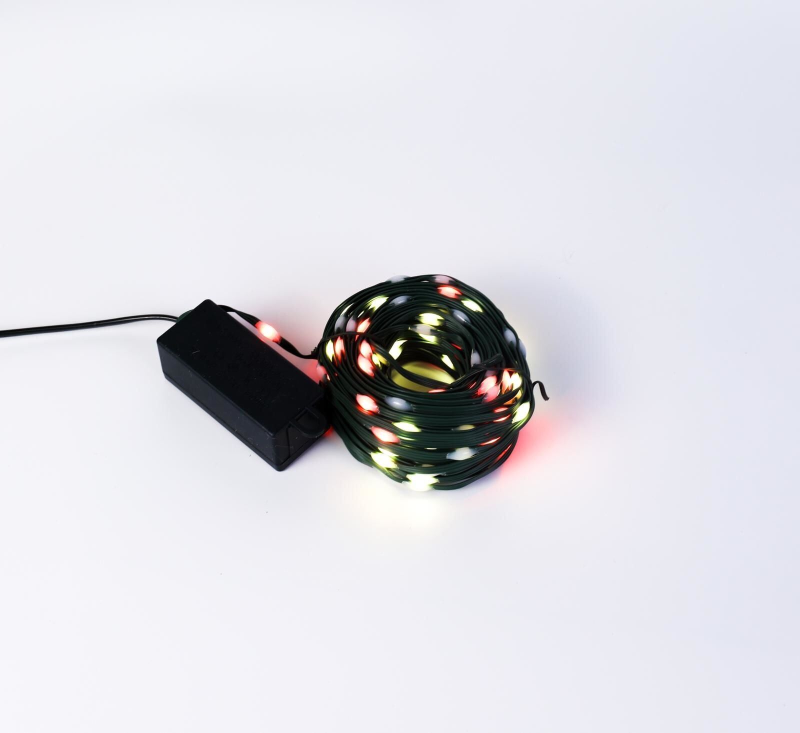 Animasyonlu Yılbaşı Ağacı Süsü 20 Metre 200 Ledli Yeşil Kablolu SNC-205 RGB (Çok Renkli)