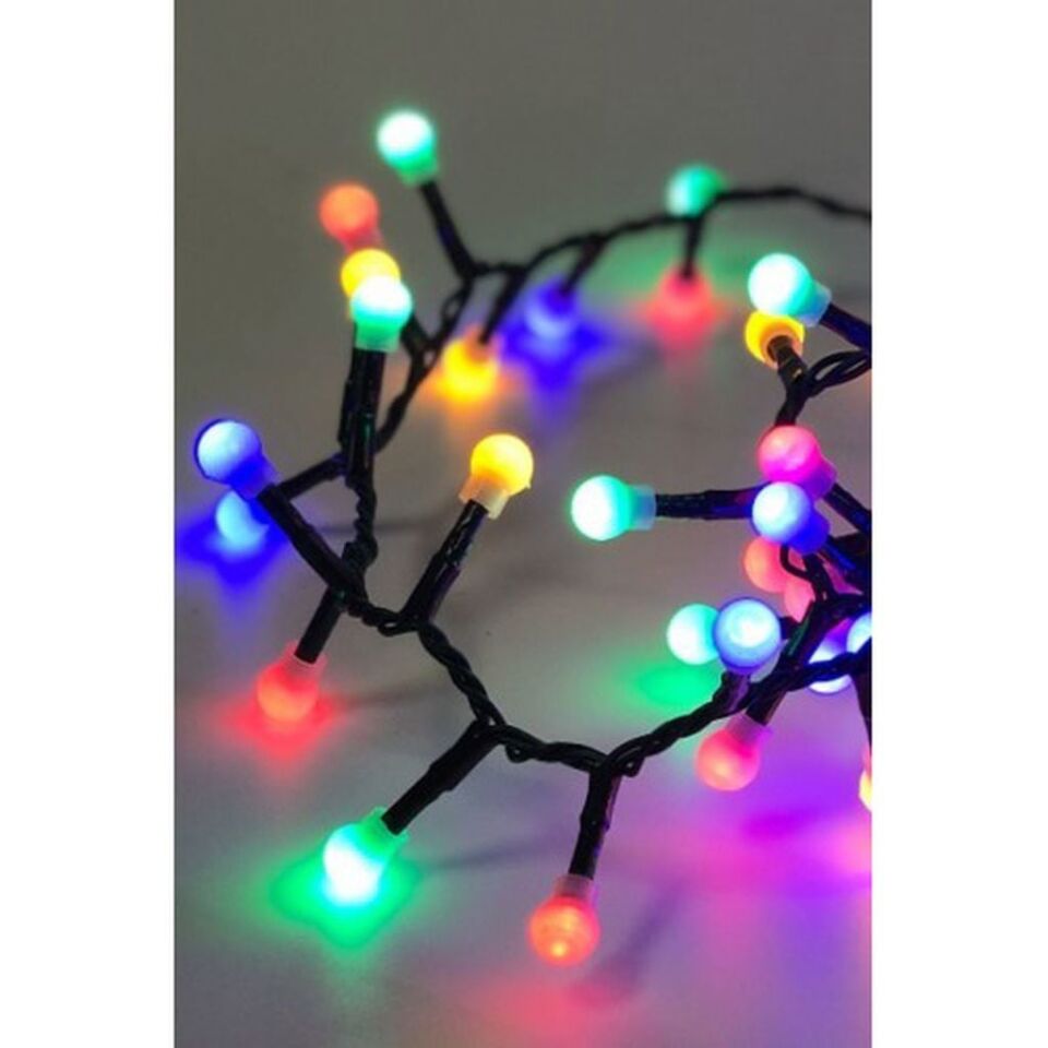 Animasyonlu Yılbaşı Ağacı Süsü 5 Metre 200 Ledli Siyah Kablolu SNC-214 3200K (Gün Işığı)