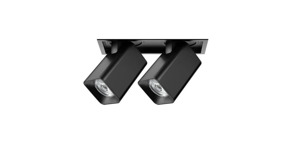 Goya 2x36 Watt Samsung Ledli Kare Cob Led Spot Mağaza Armatürü GY 3252-36 3200K (Gün Işığı) - Beyaz - Dimsiz