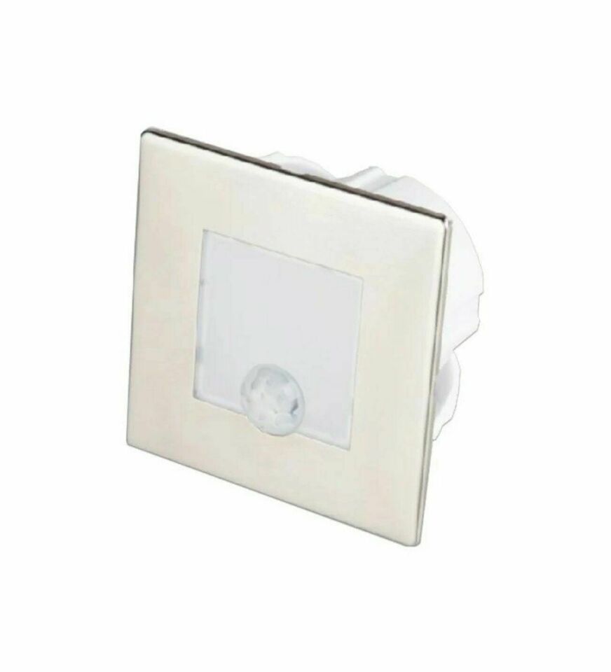 Noas 1,5W Sensörlü Koridor Aydınlatma Armatürü Satin Kasa Mavi Işık YL69-1513-B