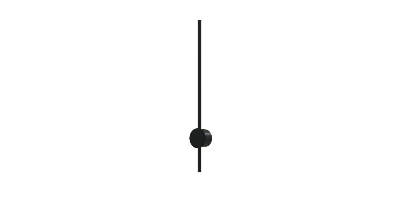 Goya 10W Dekoratif Anahtarlı Düz Duvar Aplik Aydınlatma Armatür 60CM GY 4211 Siyah