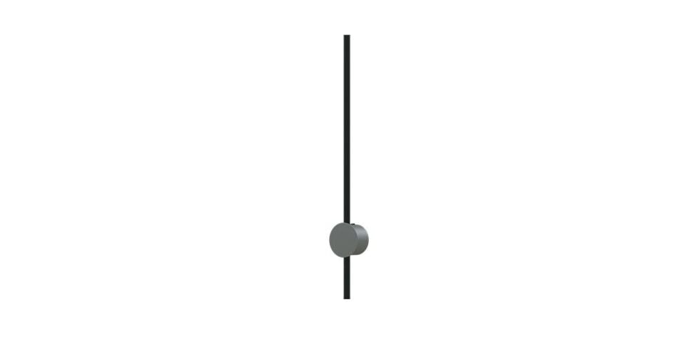 Goya 10W Dekoratif Anahtarlı Düz Duvar Aplik Aydınlatma Armatür 60CM GY 4211 Gri