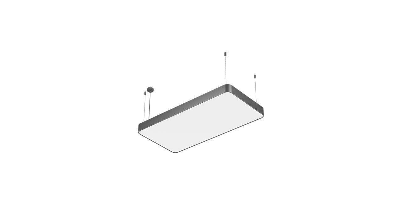 Goya 193 Watt Samsung Ledli Dekoratif Sarkıt Oval Dikdörtgen Linear Aydınlatma 60x120CM GY 8119-60x120 3000  K (Gün Işığı) - Beyaz