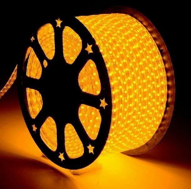 Noas 220 Volt Dış Mekan Hortum Led Aydınlatma Amber Işık 120 Ledli YL41-1206
