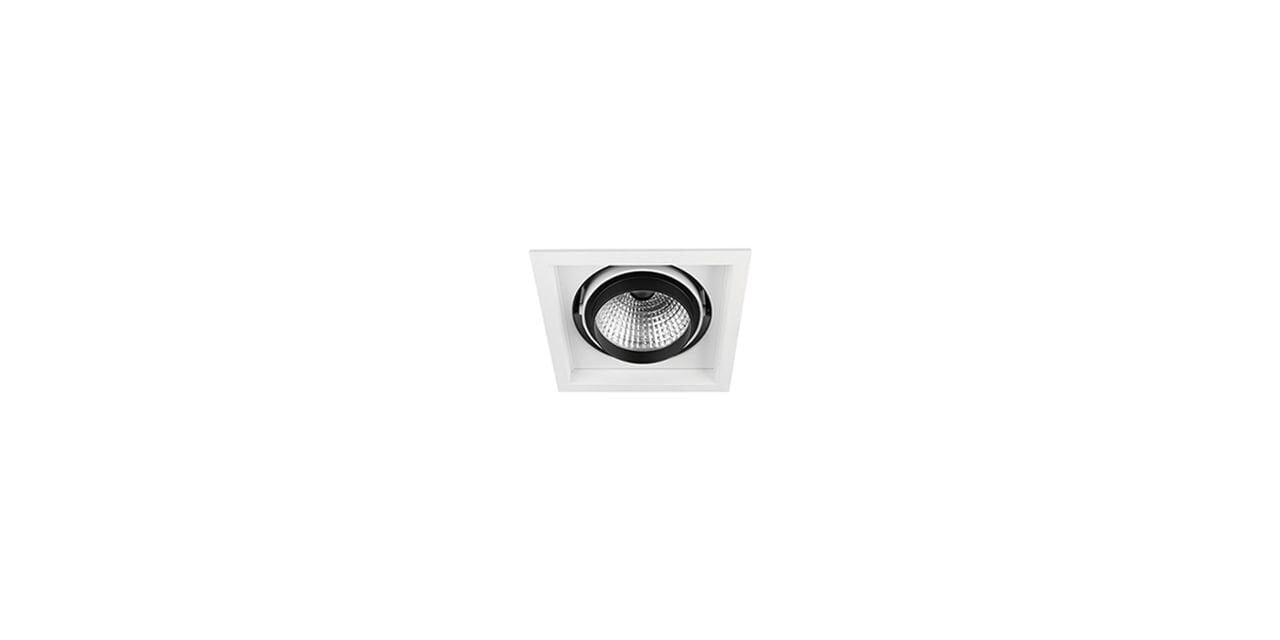 Goya 30 Watt Samsung Ledli Kare Cob Led Spot Mağaza Armatürü GY 3041-30 3200K (Gün Işığı) - Beyaz - Dimsiz