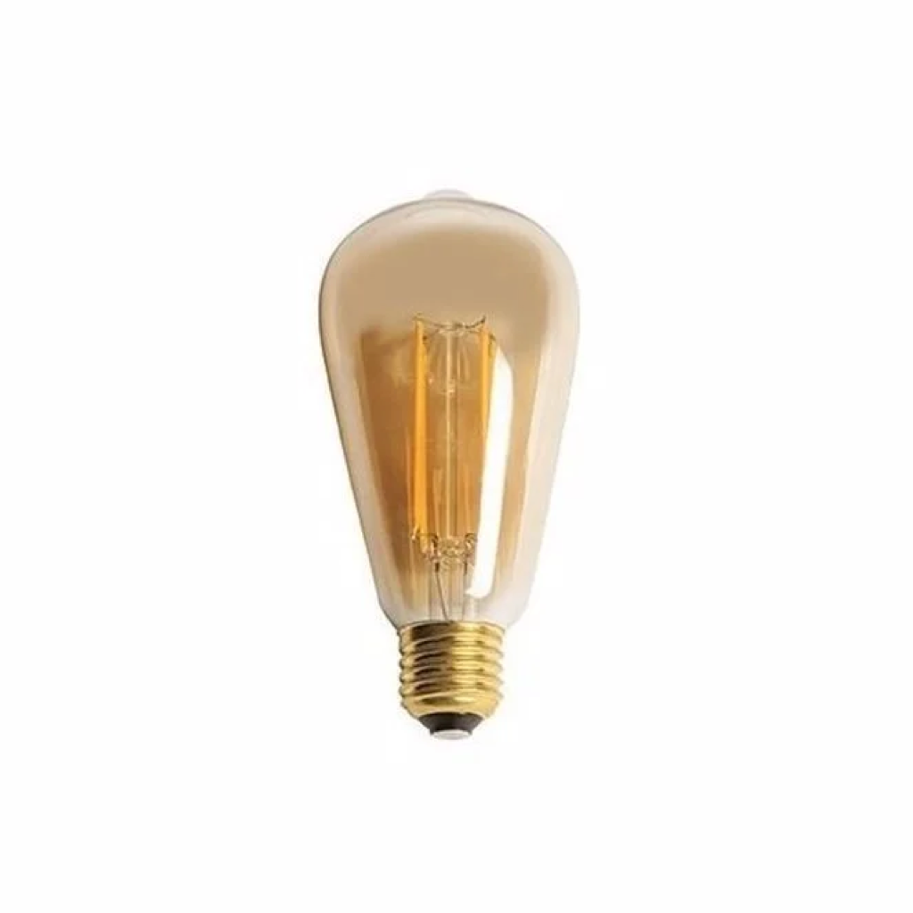 Noas Uzun Flament 6 Watt Rustik Led Ampul Amber Işık YL92-0020