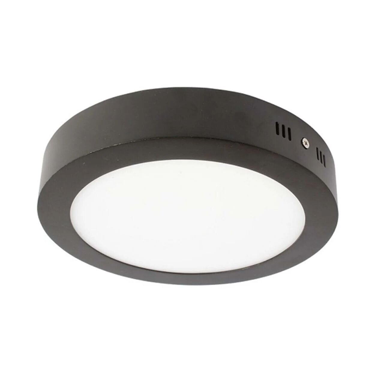 Cata 18 Watt Sıva Üstü Yuvarlak Led Panel Aydınlatma Siyah Kasa CT-5235 6400K (Beyaz Işık)