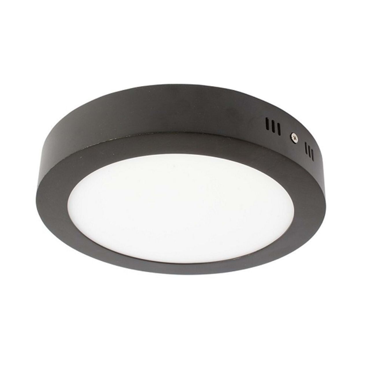 Cata 18 Watt Sıva Üstü Yuvarlak Led Panel Aydınlatma Siyah Kasa CT-5235 3200K (Gün Işığı)