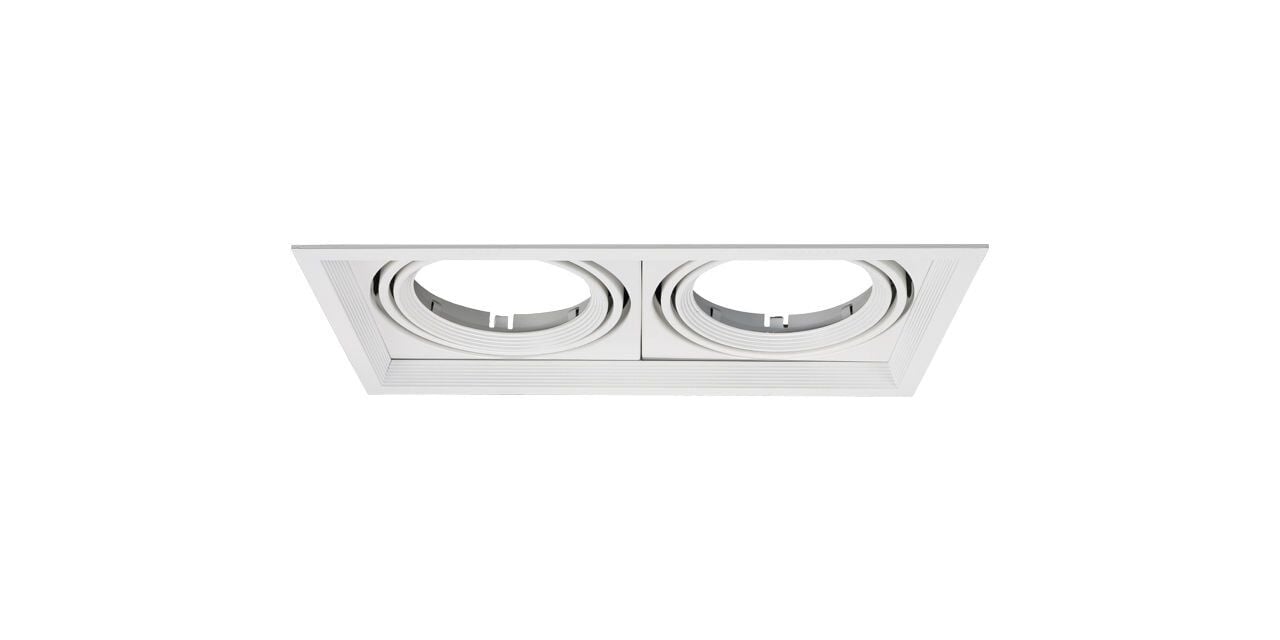 Goya Kare AR111 Mağaza Aydınlatma Armatürü Kasası GY 3112