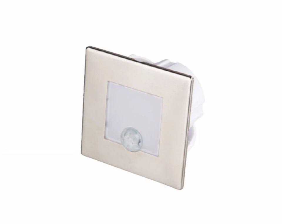 Cata 1,5W Sensörlü Koridor Aydınlatma Armatürü Satin Kasa Kare ct-5183 6400K (Beyaz Işık)