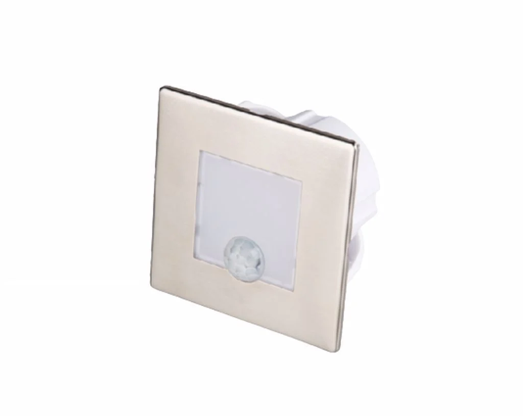 Cata 1,5W Sensörlü Koridor Aydınlatma Armatürü Satin Kasa Kare ct-5183 6400K (Beyaz Işık)