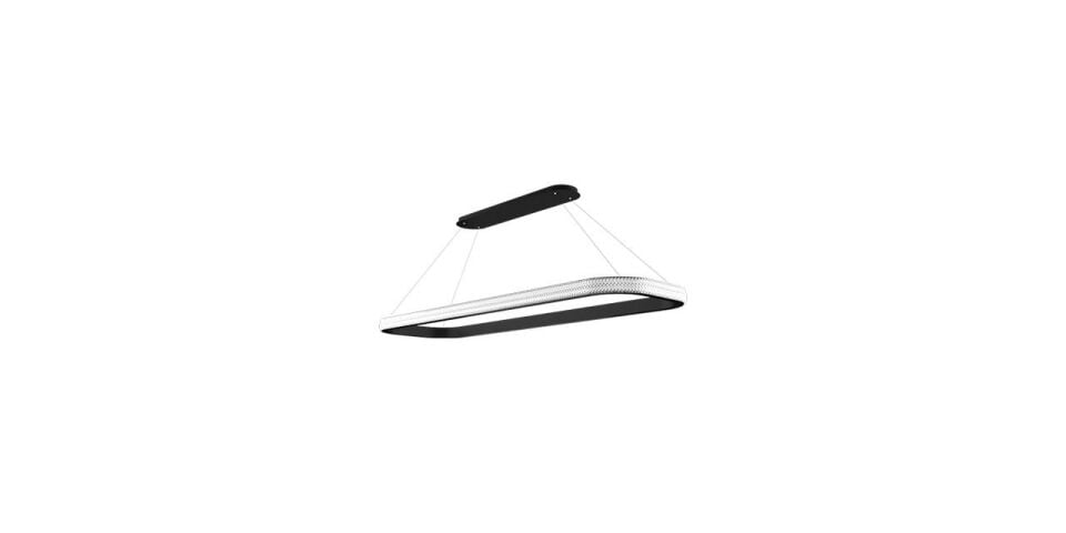 Goya 110 Watt Samsung Ledli Dekoratif Sarkıt Dikdörtgen Kristal Linear Aydınlatma 120CM GY 8262-35x120