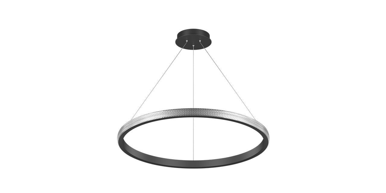 Goya 80 Watt Samsung Ledli Dekoratif Sarkıt Yuvarlak Kristal Linear Aydınlatma 80CM GY 8260-80