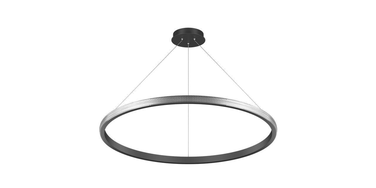 Goya 100 Watt Samsung Ledli Dekoratif Sarkıt Yuvarlak Kristal Linear Aydınlatma 100CM GY 8260-100