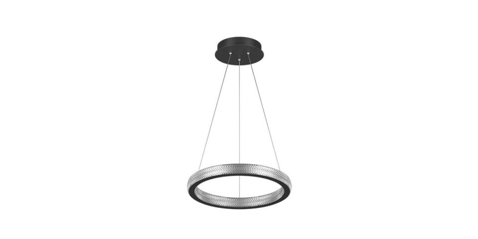 Goya 80 Watt Samsung Ledli Dekoratif Sarkıt Yuvarlak Kristal Linear Aydınlatma 40CM GY 8261-40