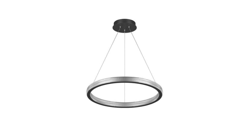 Goya 120 Watt Samsung Ledli Dekoratif Sarkıt Yuvarlak Kristal Linear Aydınlatma 60CM GY 8261-60
