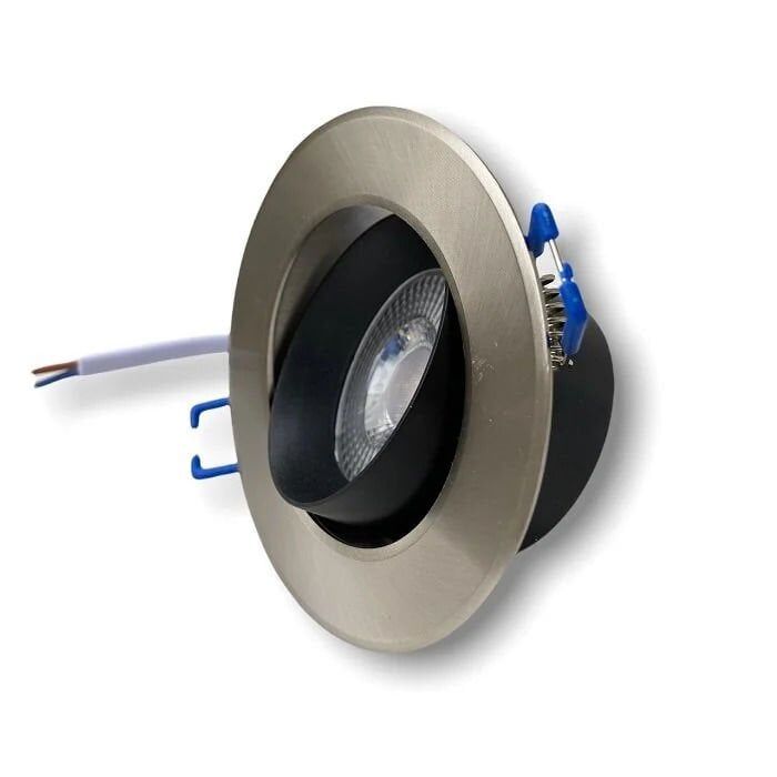Cata 8W Akik Beyaz Yuvarlak Cob Led Spot Aydınlatma Armatürü Satin Kasa ct-5252 3200K (Gün Işığı)