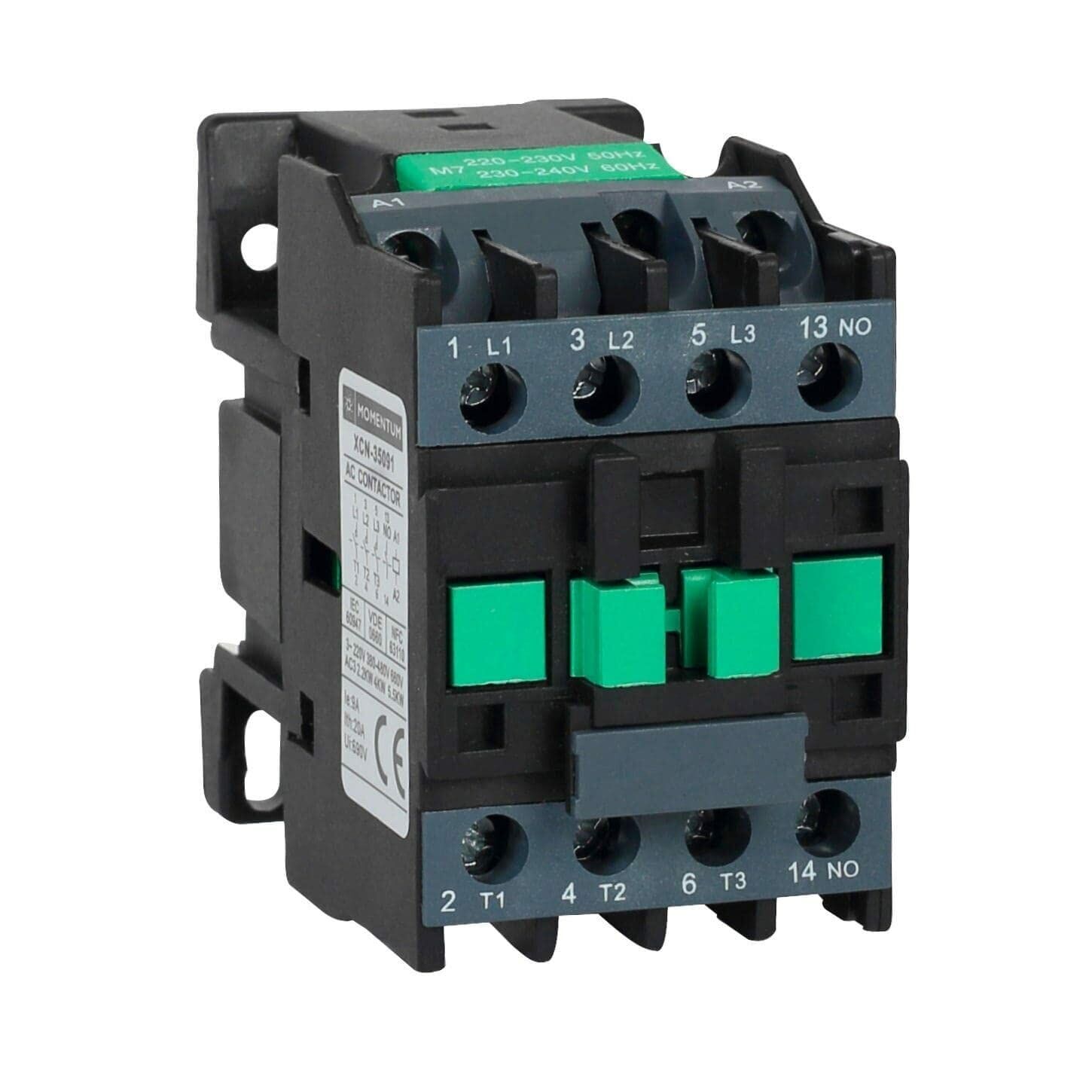 Momentum Kontaktör 18A 7.5Kw 1No Xcn-35181