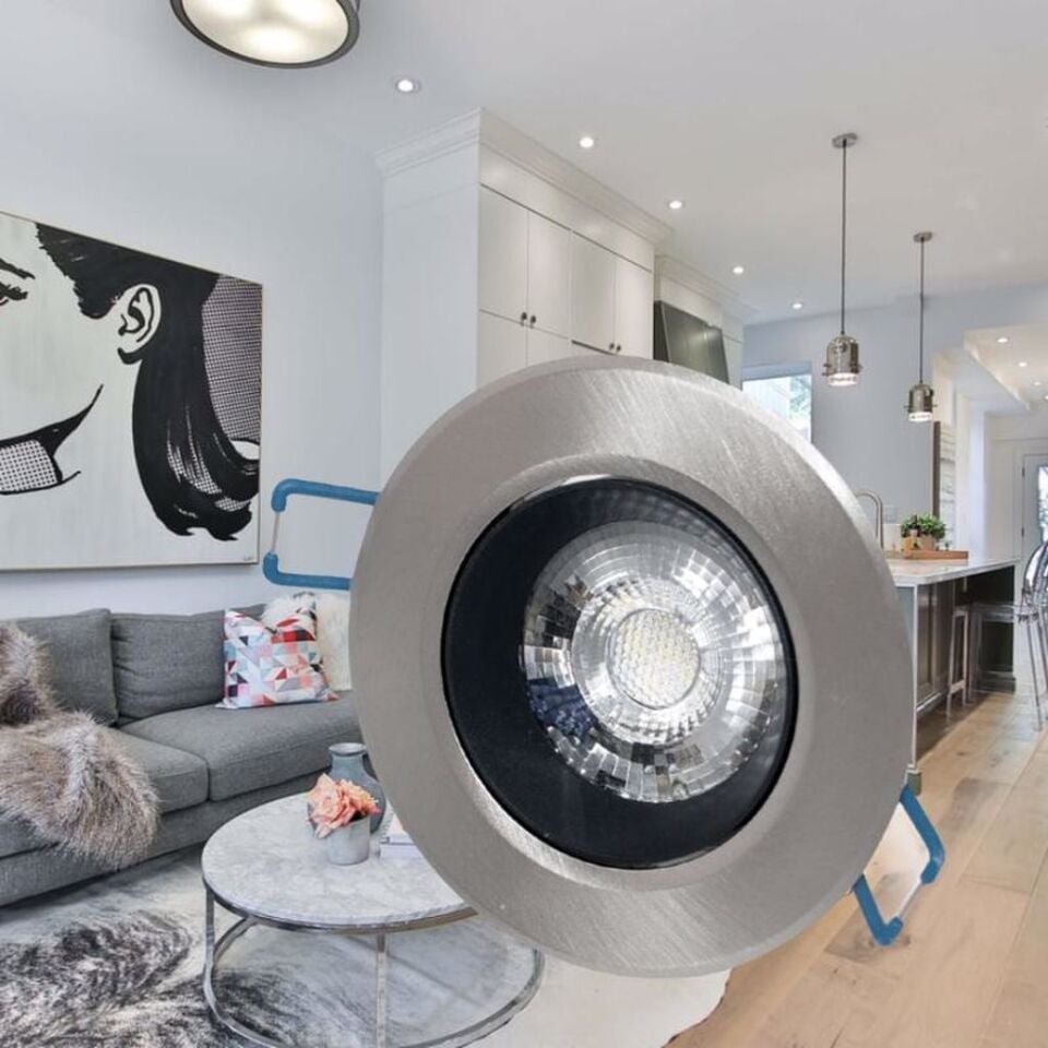 Cata 6W Oltu Yuvarlak Cob Led Spot Aydınlatma Armatürü Satin Kasa ct-5252 3200K (Gün Işığı)