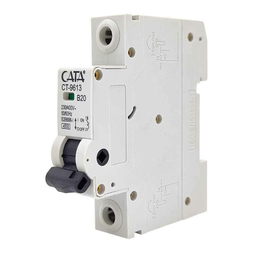 Cata Toptan 1x20A 4.5kA B Tipi Otomatik Sigorta 120'li Paket ct-9613