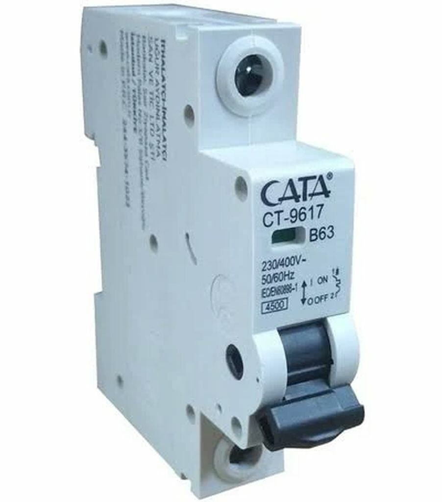 Cata Toptan 1x63A 4.5kA B Tipi Otomatik Sigorta 120'li Paket ct-9617